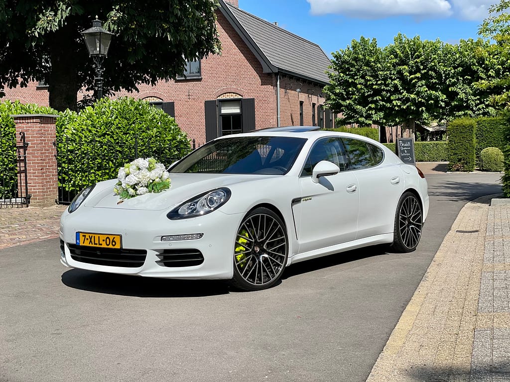 Porsche trouwauto huren Rotterdam, Den Haag, Utrecht, Amsterdam